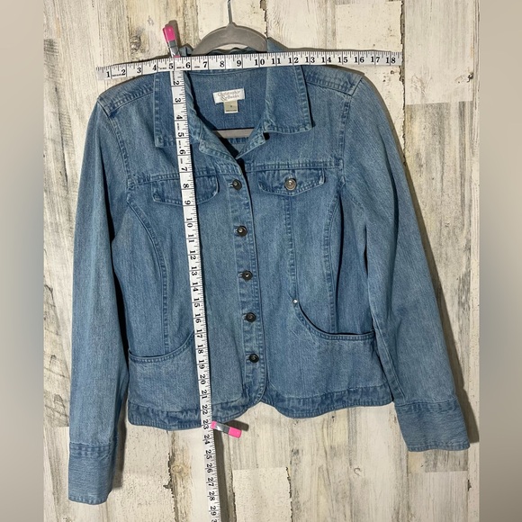 Christopher & Banks Fitted Denim Jacket Size Small - Picture 8 of 8